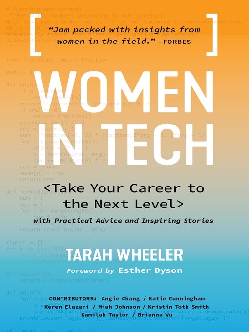 Upplýsingar um Women in Tech eftir Tarah Wheeler - Biðlisti